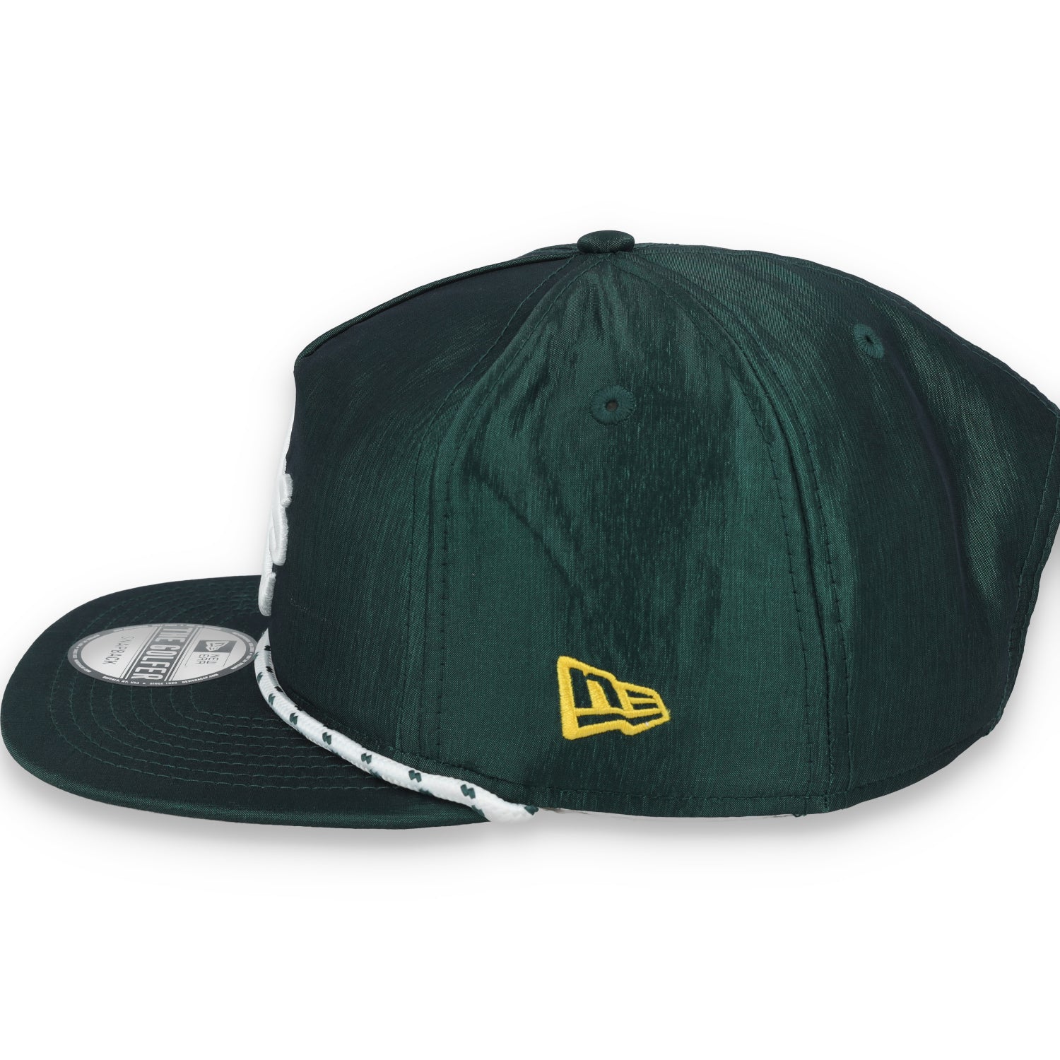 New Era Oakland Athletics Golfer Team Rope Snapback Hat - Green