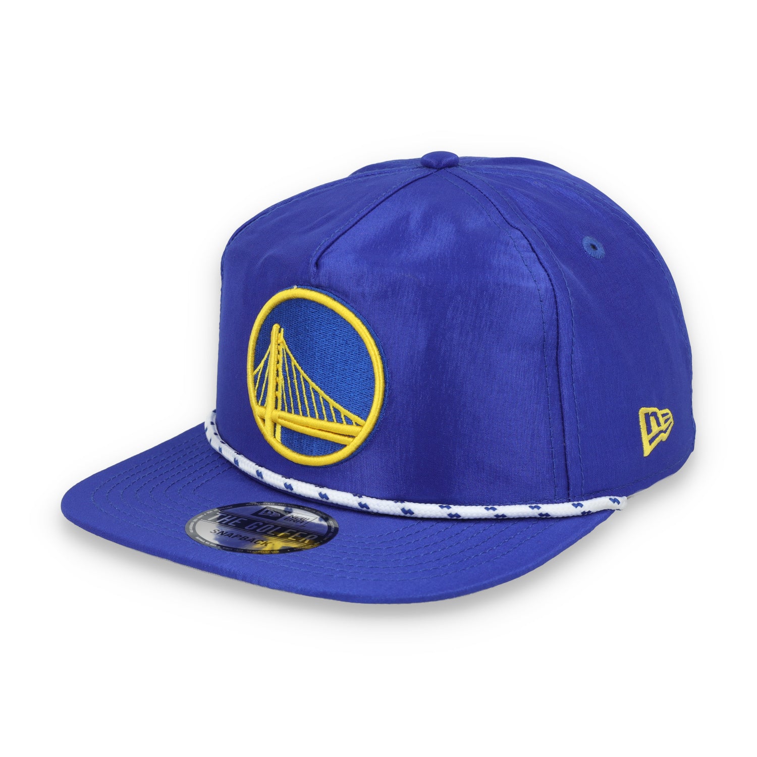 New Era Golden State Warriors Golfer Team Rope Snapback Hat - Blue