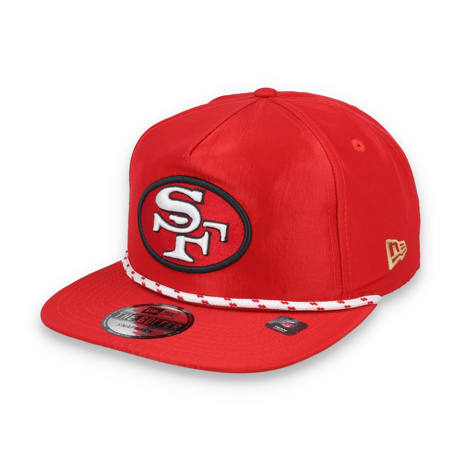 New Era San Francisco 49ers Golfer Team Rope Snapback Hat - Red