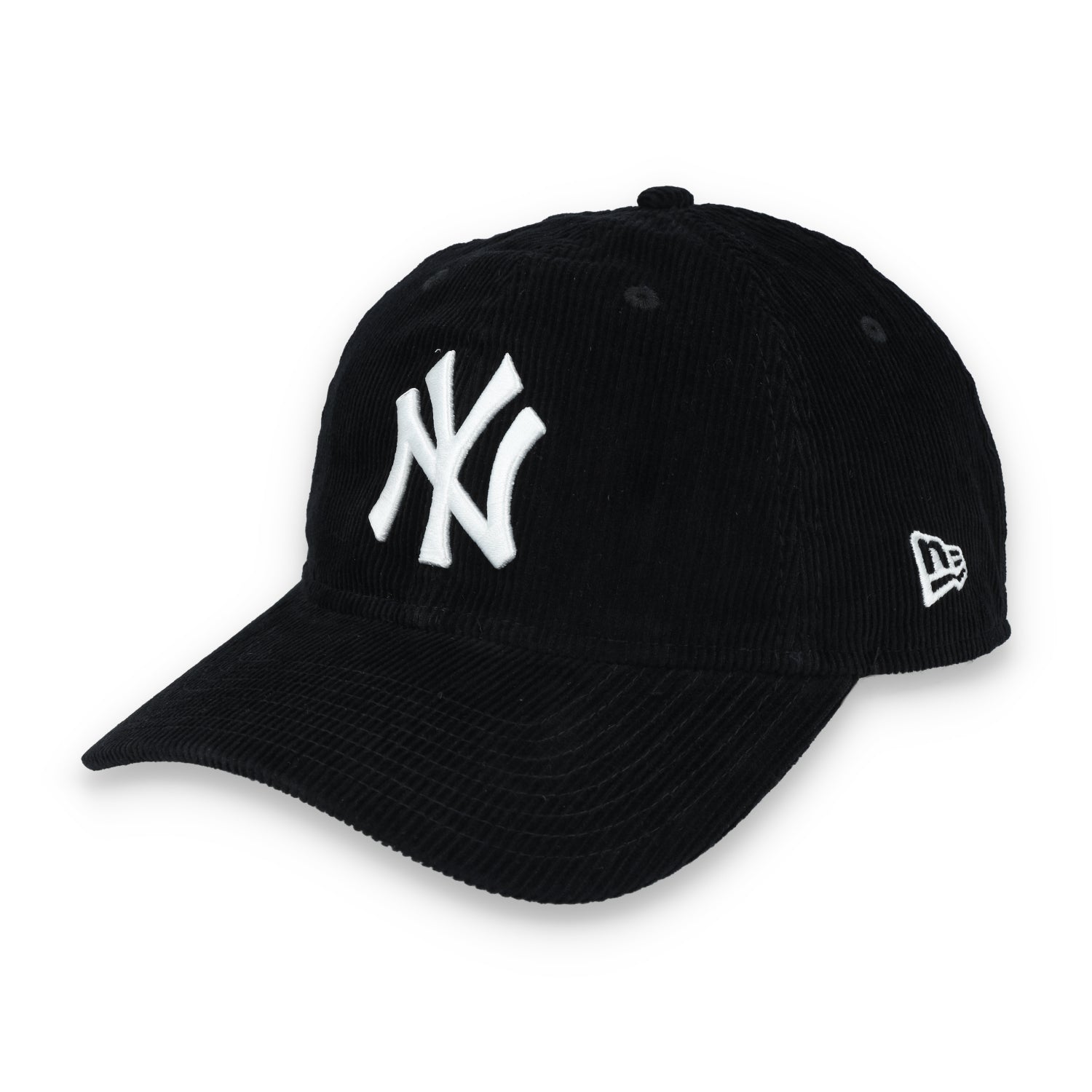 New Era New York Yankees Corduroy 9TWENTY Adjustable Hat-Black/White