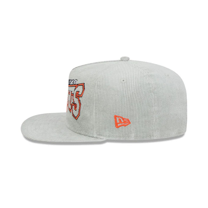 New Era San Francisco Giants Corduroy Gray Cord Golfer Snapback Hat