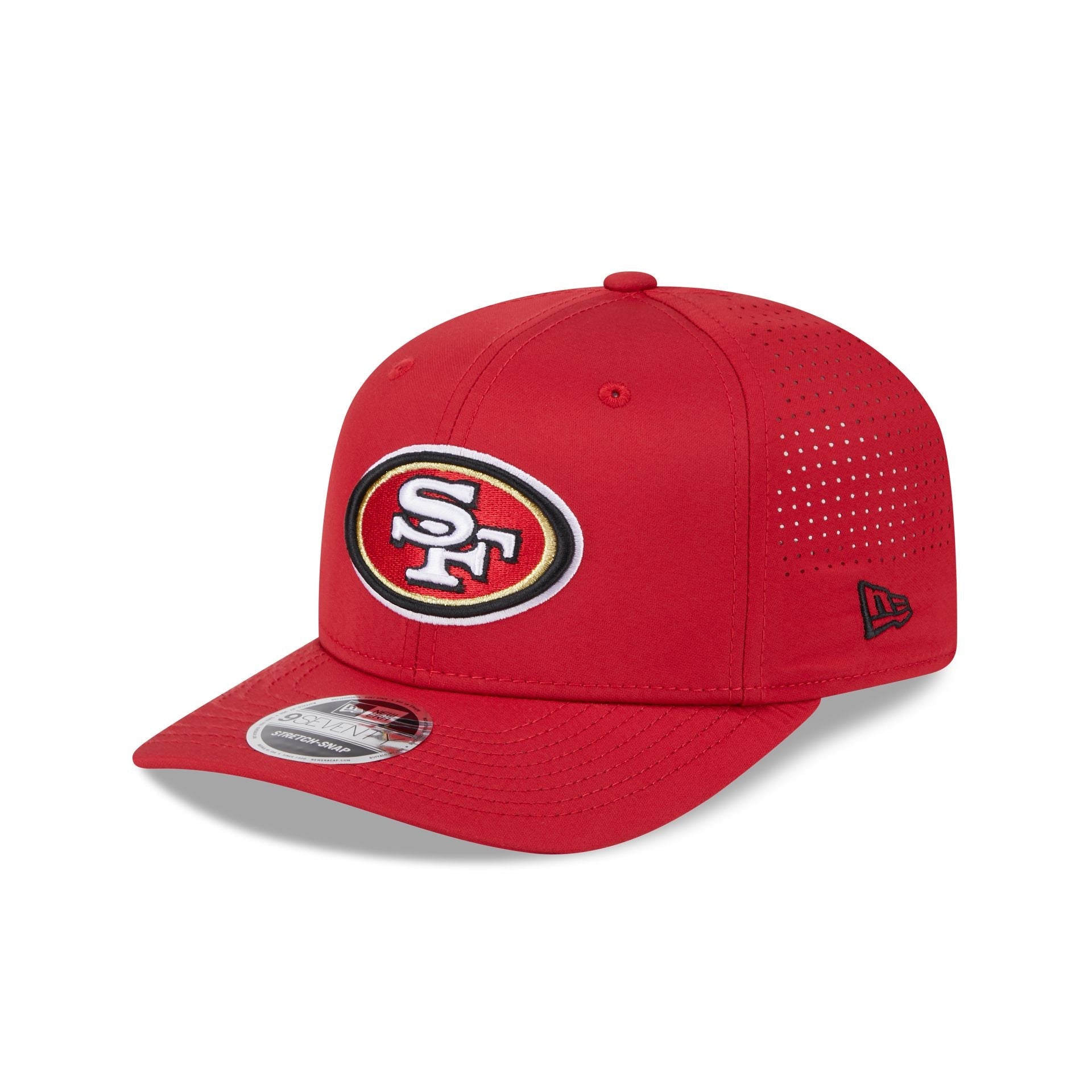 New Era San Francisco 49ers Perform 9SEVENTY Stretch-Snap Hat