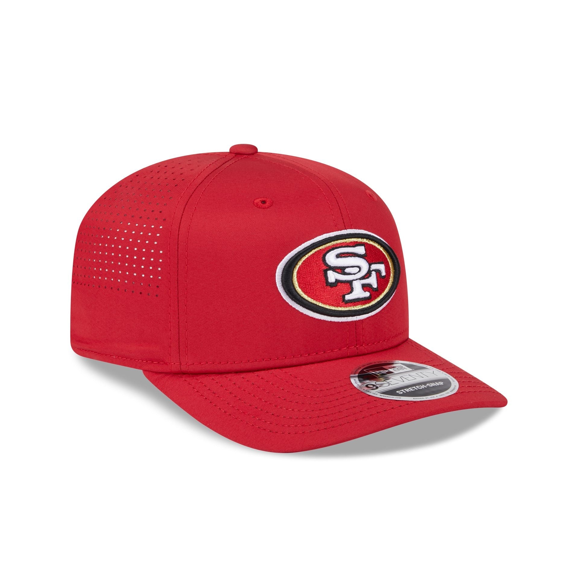 New Era San Francisco 49ers Perform 9SEVENTY Stretch-Snap Hat