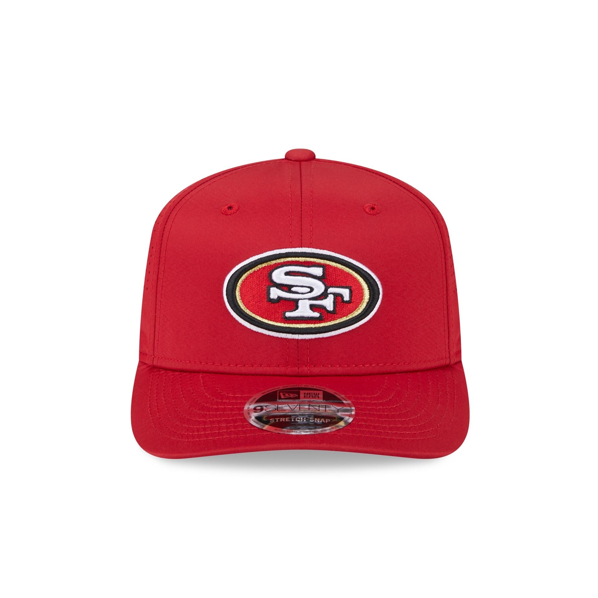 New Era San Francisco 49ers Perform 9SEVENTY Stretch-Snap Hat