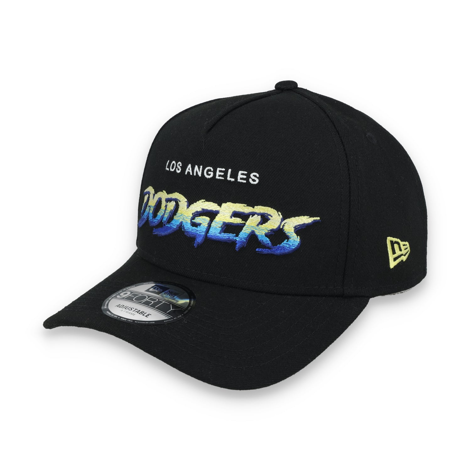 New Era Los Angeles Dodgers A-Frame 9FORTY Adjustable Hat-Black