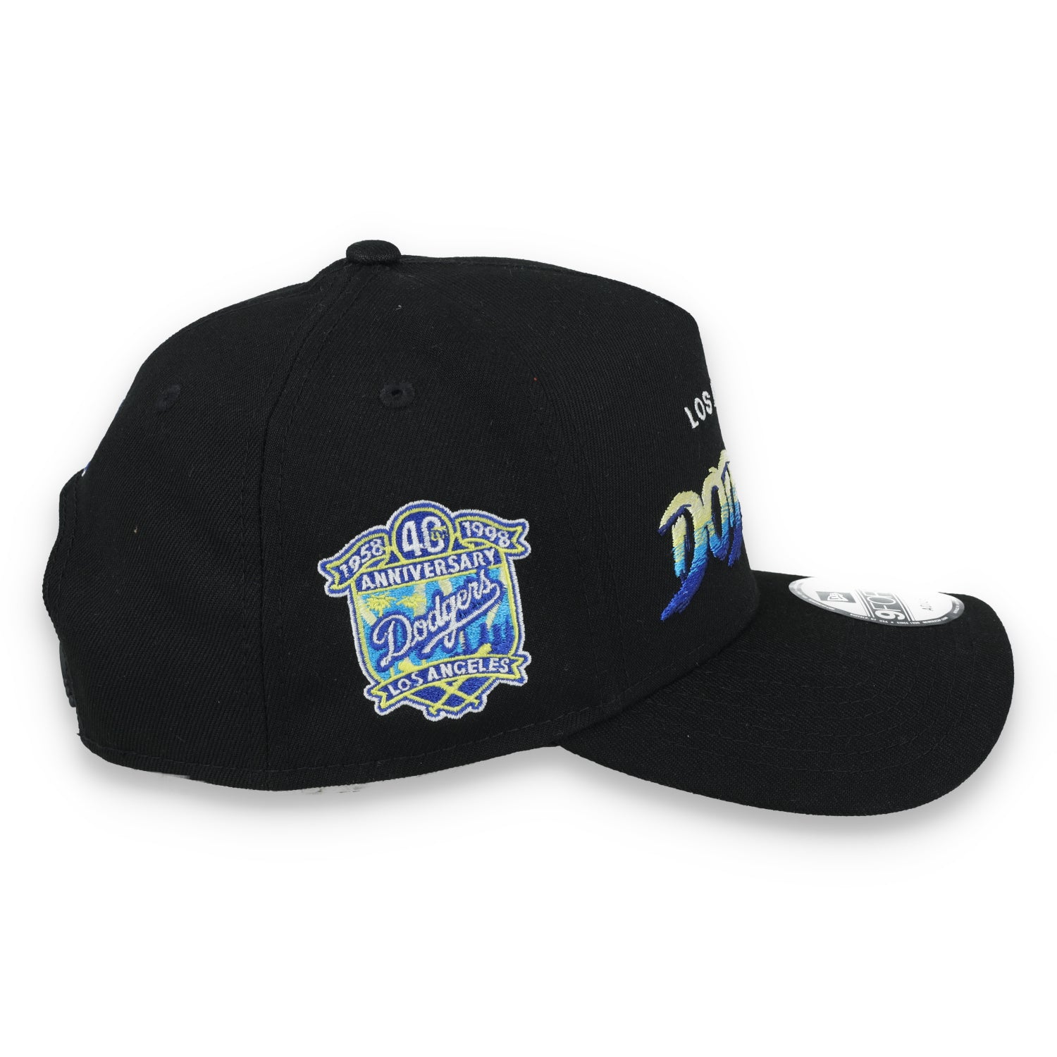 New Era Los Angeles Dodgers A-Frame 9FORTY Adjustable Hat-Black