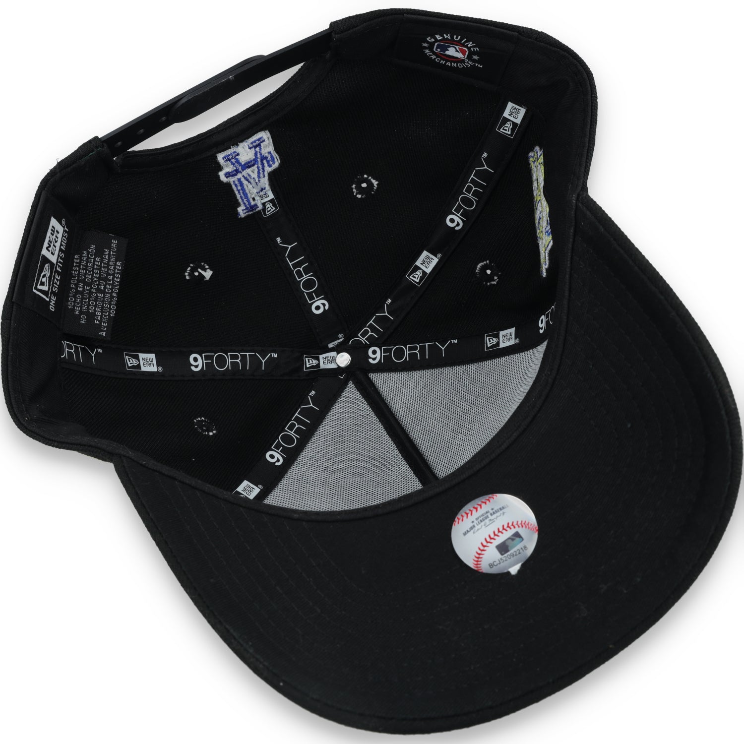 New Era Los Angeles Dodgers A-Frame 9FORTY Adjustable Hat-Black