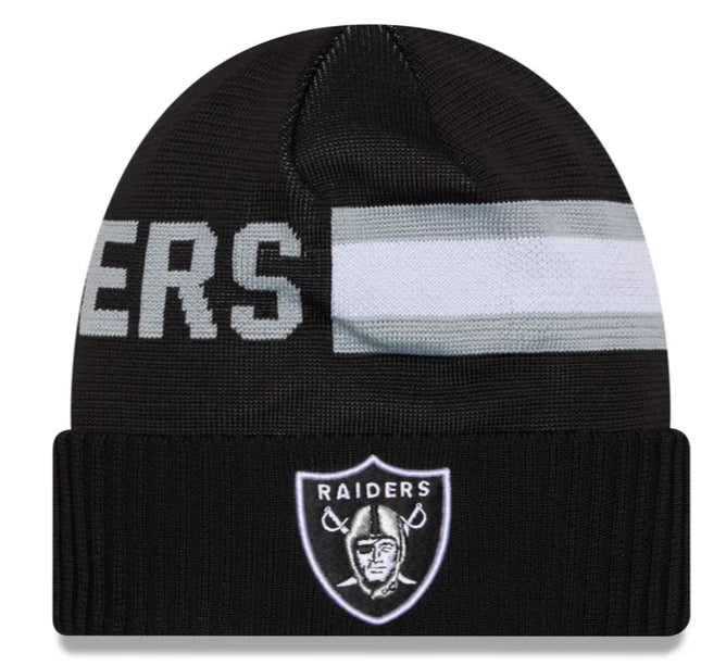 New Era Las Vegas Raiders Cold Weather Tech Knit Beanie