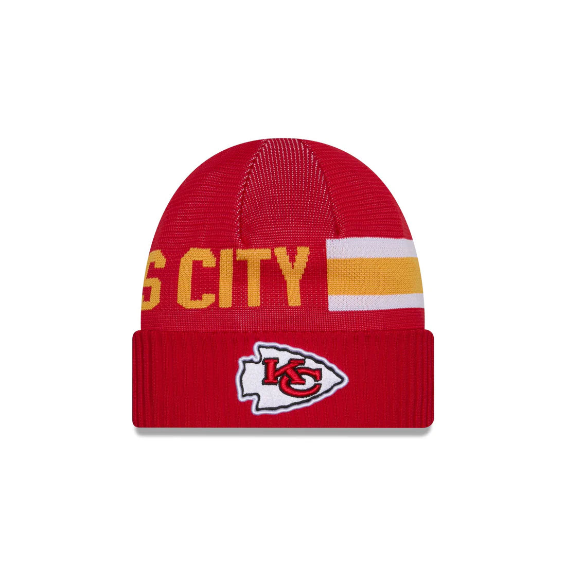 New Era Kansas City Chiefs Cold Weather Tech Knit Beanie