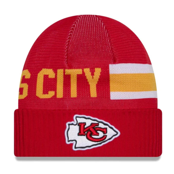 New Era Kansas City Chiefs Cold Weather Tech Knit Beanie