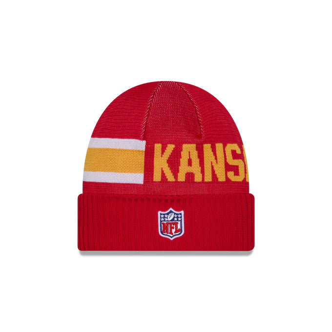 New Era Kansas City Chiefs Cold Weather Tech Knit Beanie