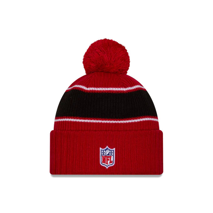 New Era San Franciso 49ers Cold Weather Spory Pom Knit Beanie