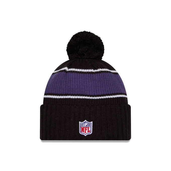 New Era Baltimore Ravens Cold Weather Sport Pom Knit