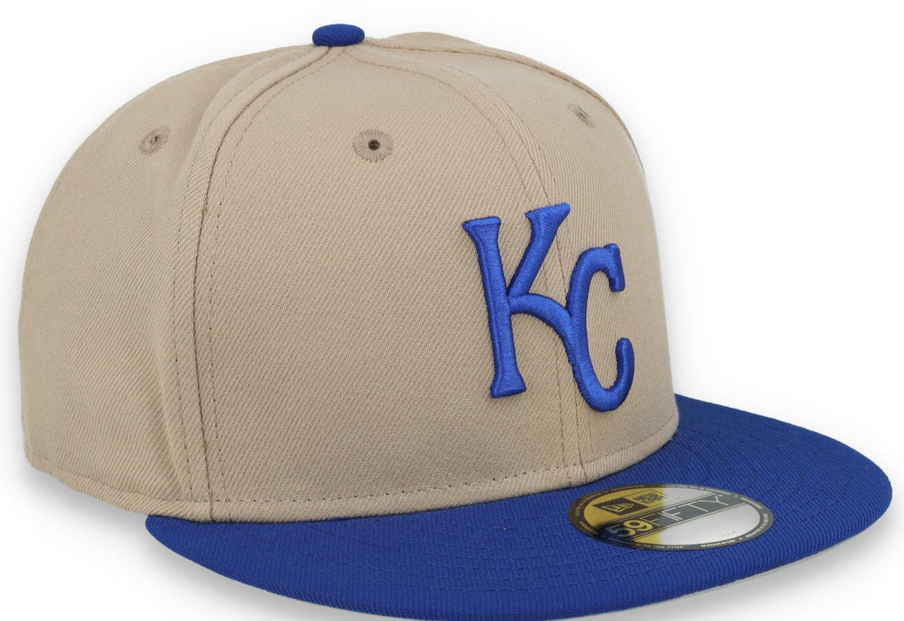 New Era Kansas City Royals 59FIFTY Fitted Hat-Camel