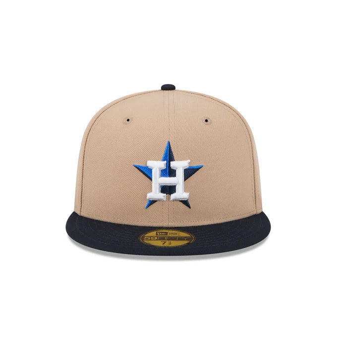 New Era Houston Astros 59FIFTY Fitted Hat-Camel