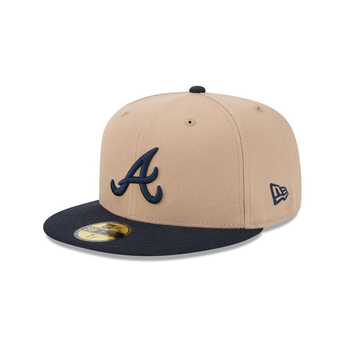 New Era Atlanta Braves 59FIFTY Fitted Hat-Camel