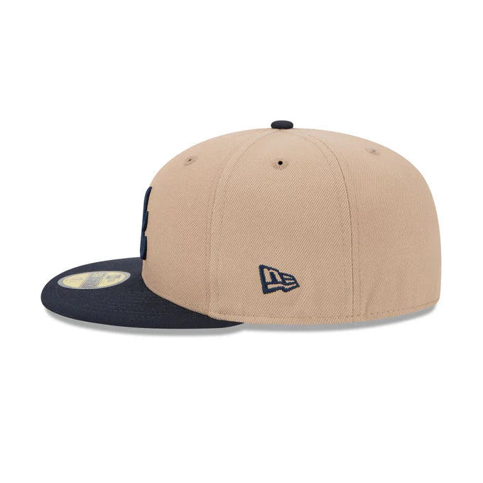 New Era Atlanta Braves 59FIFTY Fitted Hat-Camel