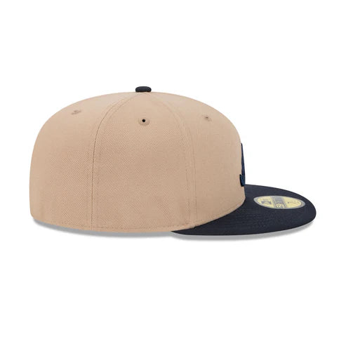 New Era Atlanta Braves 59FIFTY Fitted Hat-Camel