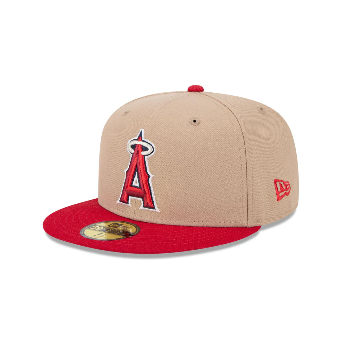 New Era Los Angeles Angels 59FIFTY Fitted Hat-Camel