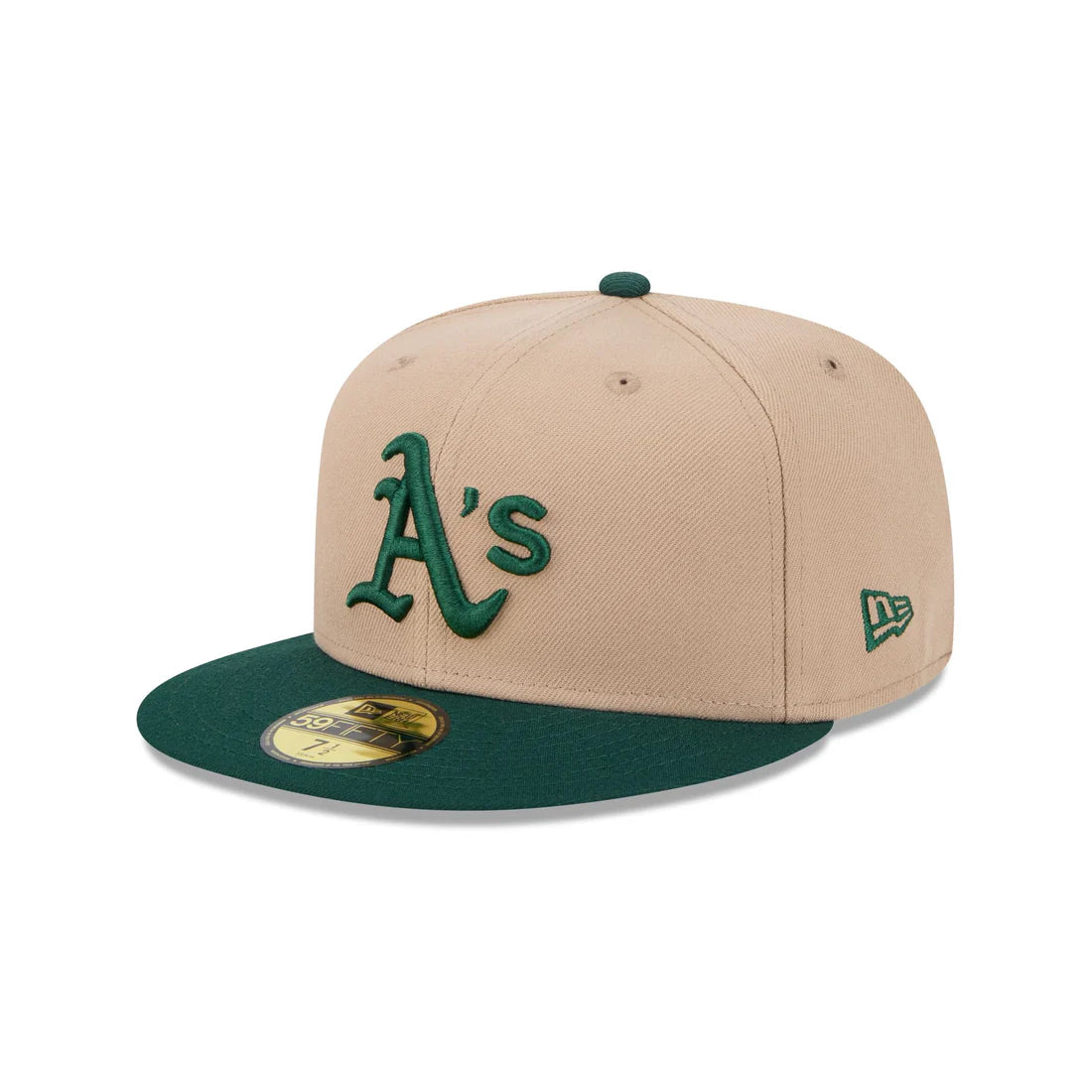 New Era Oakland Athletics 59FIFTY Fitted Hat-Camel