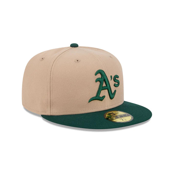 New Era Oakland Athletics 59FIFTY Fitted Hat-Camel