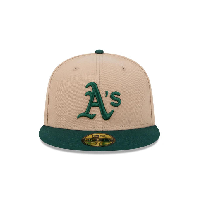 New Era Oakland Athletics 59FIFTY Fitted Hat-Camel