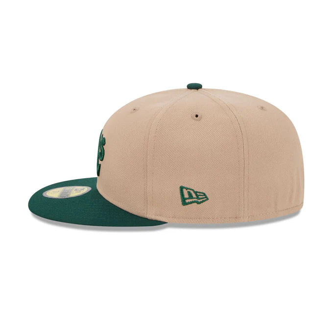 New Era Oakland Athletics 59FIFTY Fitted Hat-Camel