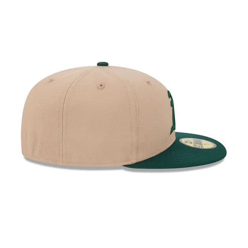 New Era Oakland Athletics 59FIFTY Fitted Hat-Camel