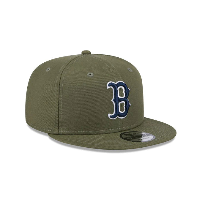 New Era  Boston Red Sox 9FIFTY Snapback Hat- Olive Green