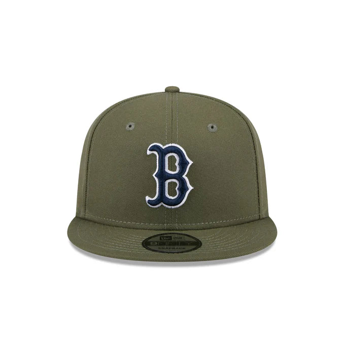 New Era  Boston Red Sox 9FIFTY Snapback Hat- Olive Green