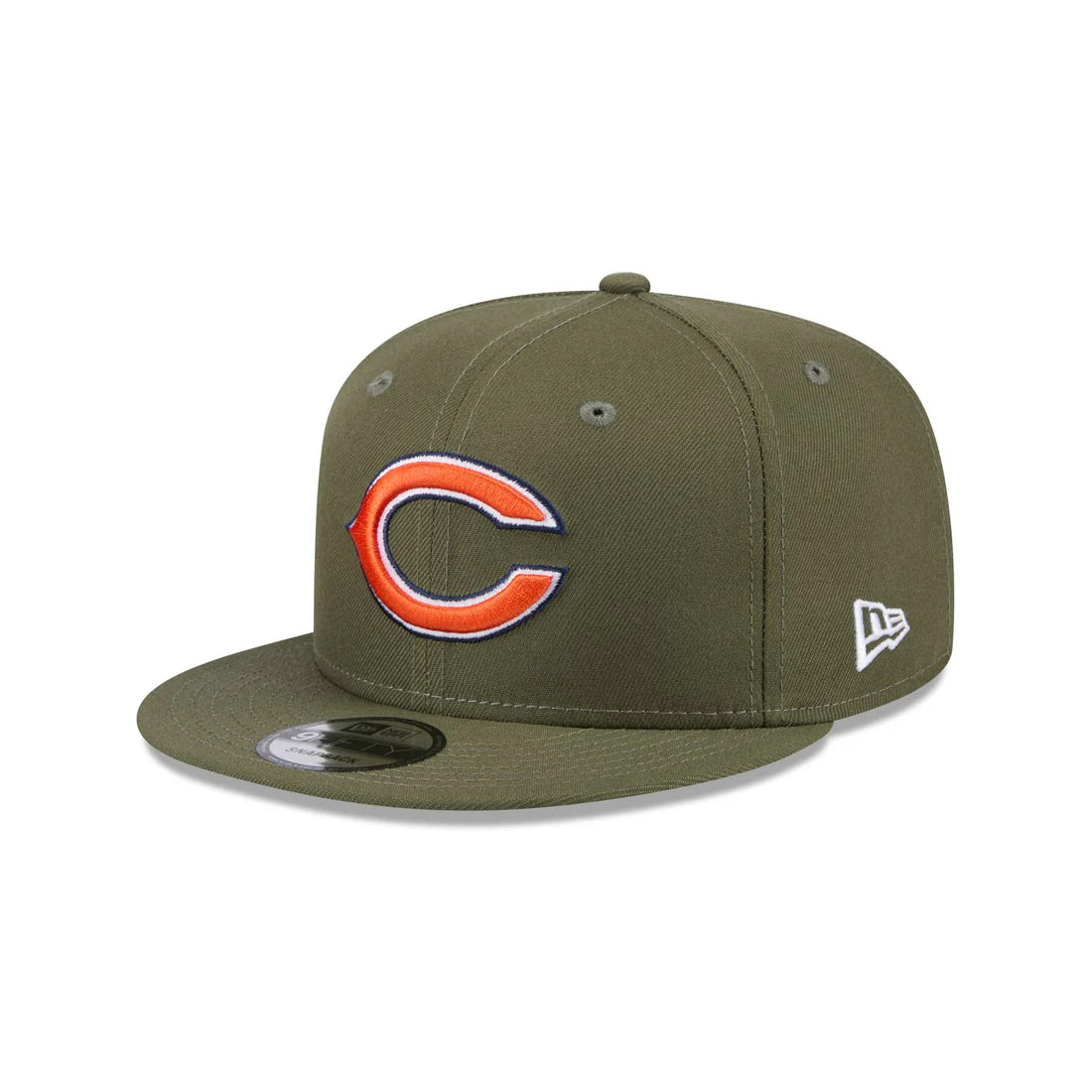 New Era Men's Chicago Bears 9FIFTY Snapback Hat-Olive Green