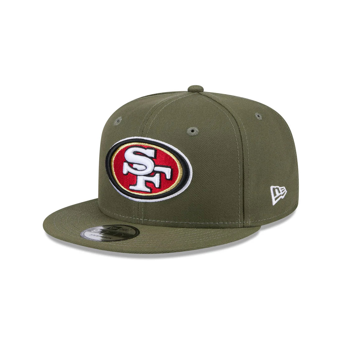 New Era San Francisco 49ers 9FIFTY Snapback Hat-Olive Green