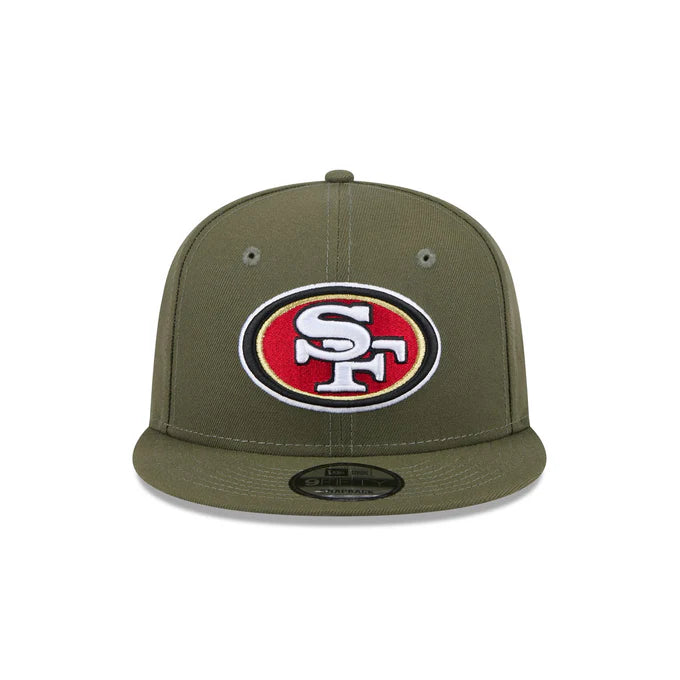 New Era San Francisco 49ers 9FIFTY Snapback Hat-Olive Green