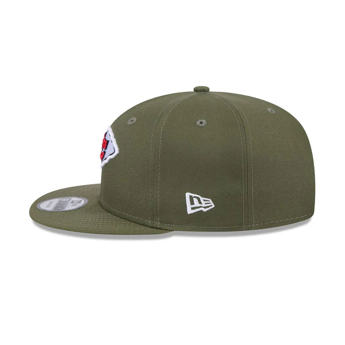 New Era Men's Kansas City Chiefs 9FIFTY Snapback Hat-Olive Green