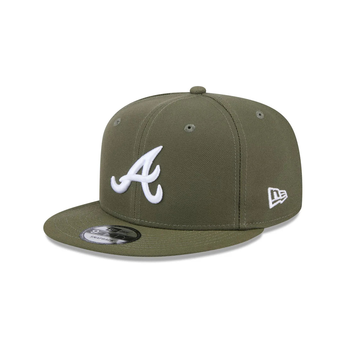 New Era Atlanta Braves 9FIFTY Snapback Hat- Olive Green