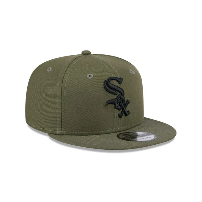 New Era Chicago White Sox 9FIFTY Snapback Hat- Olive Green