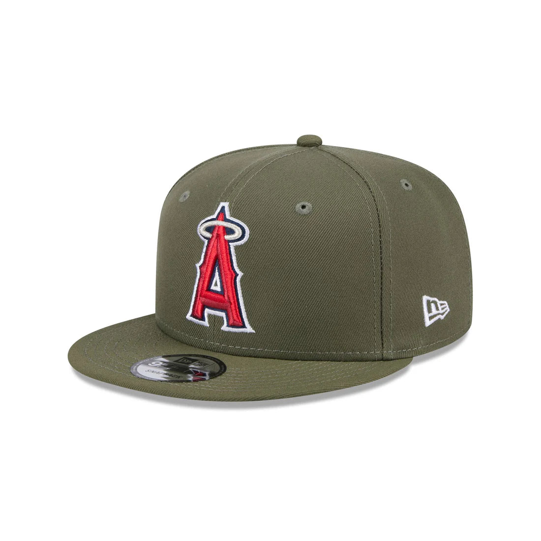 New Era Los Angeles Angels 9FIFTY Snapback Hat- Olive Green