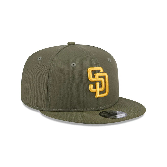 New Era San Diego Padres 9FIFTY Snapback Hat- Olive Green