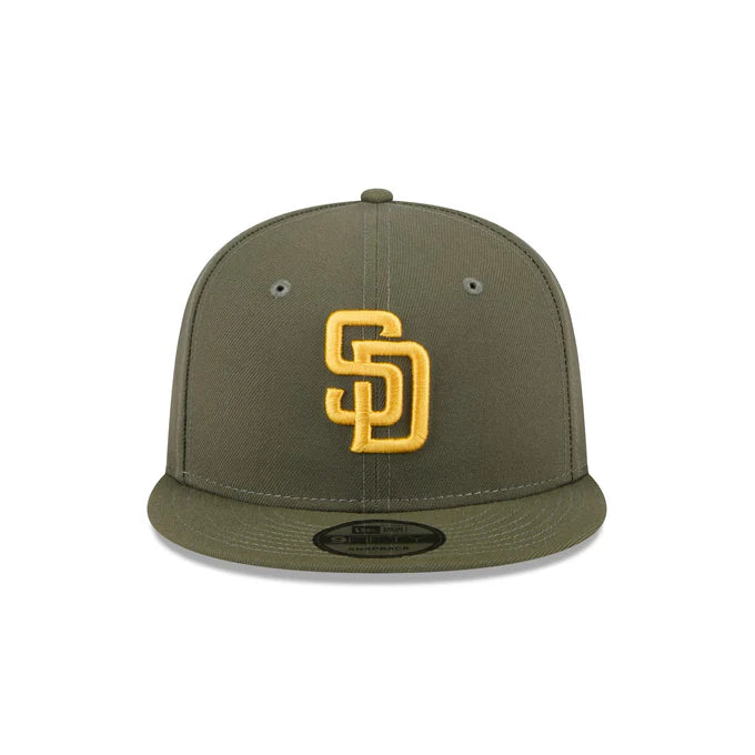 New Era San Diego Padres 9FIFTY Snapback Hat- Olive Green