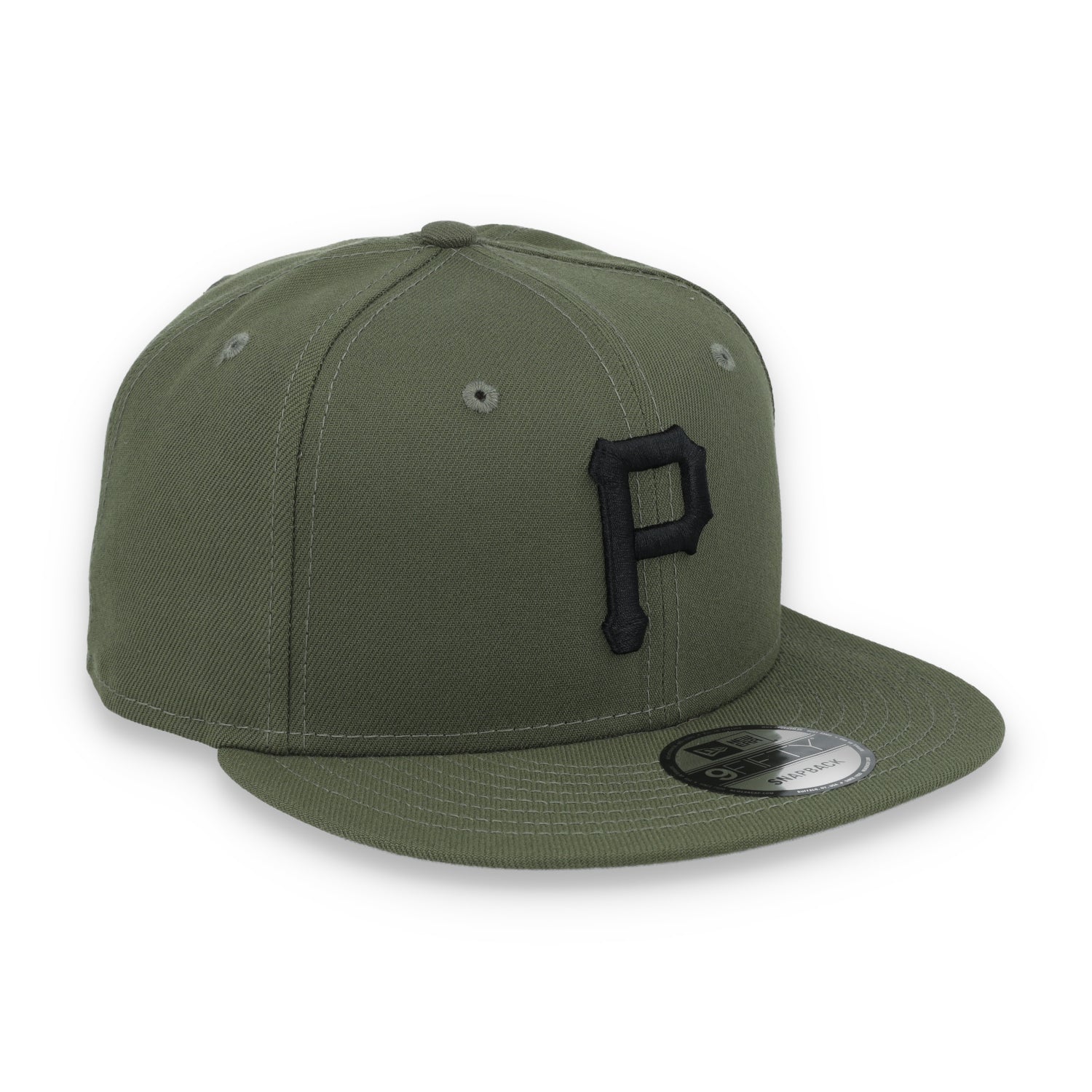 New Era Pittsburgh Pirates  9FIFTY Snapback Hat- Olive Green