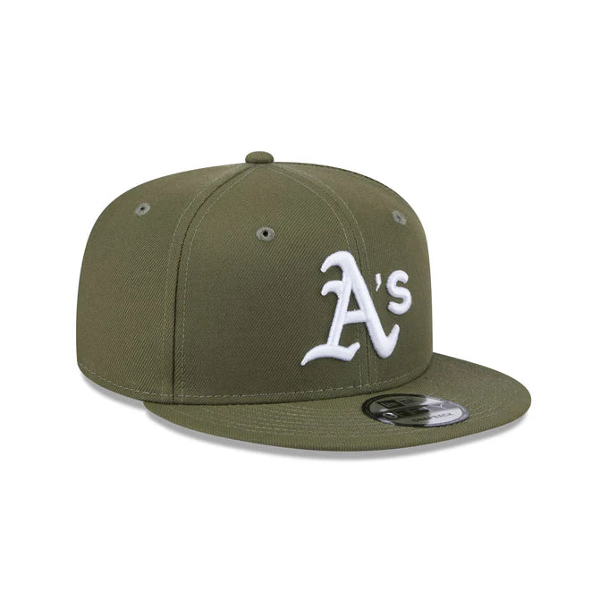 New Era Oakland Athletics 9FIFTY Snapback Hat- Olive Green