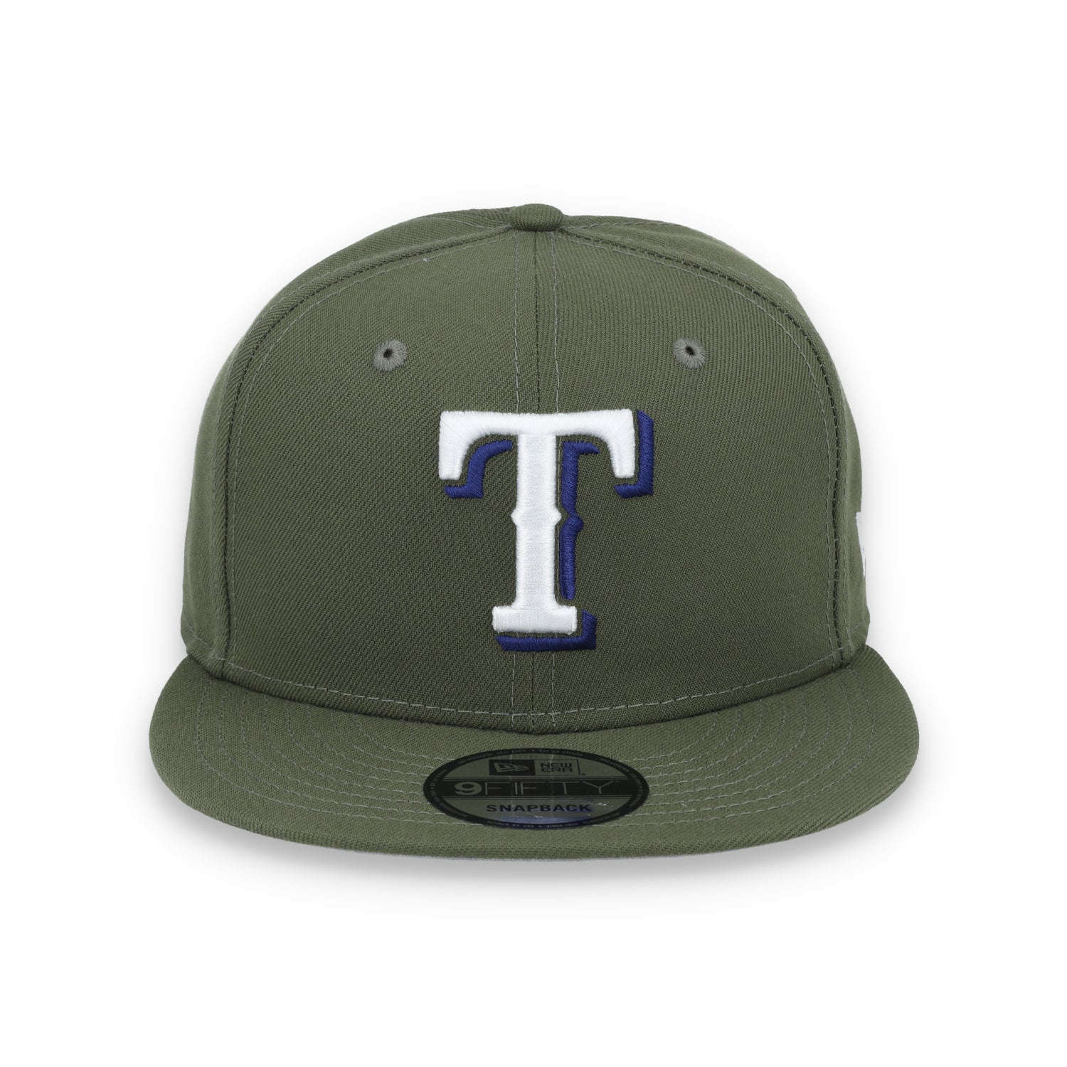 New Era Texas Rangers 9FIFTY Snapback Hat- Olive Green