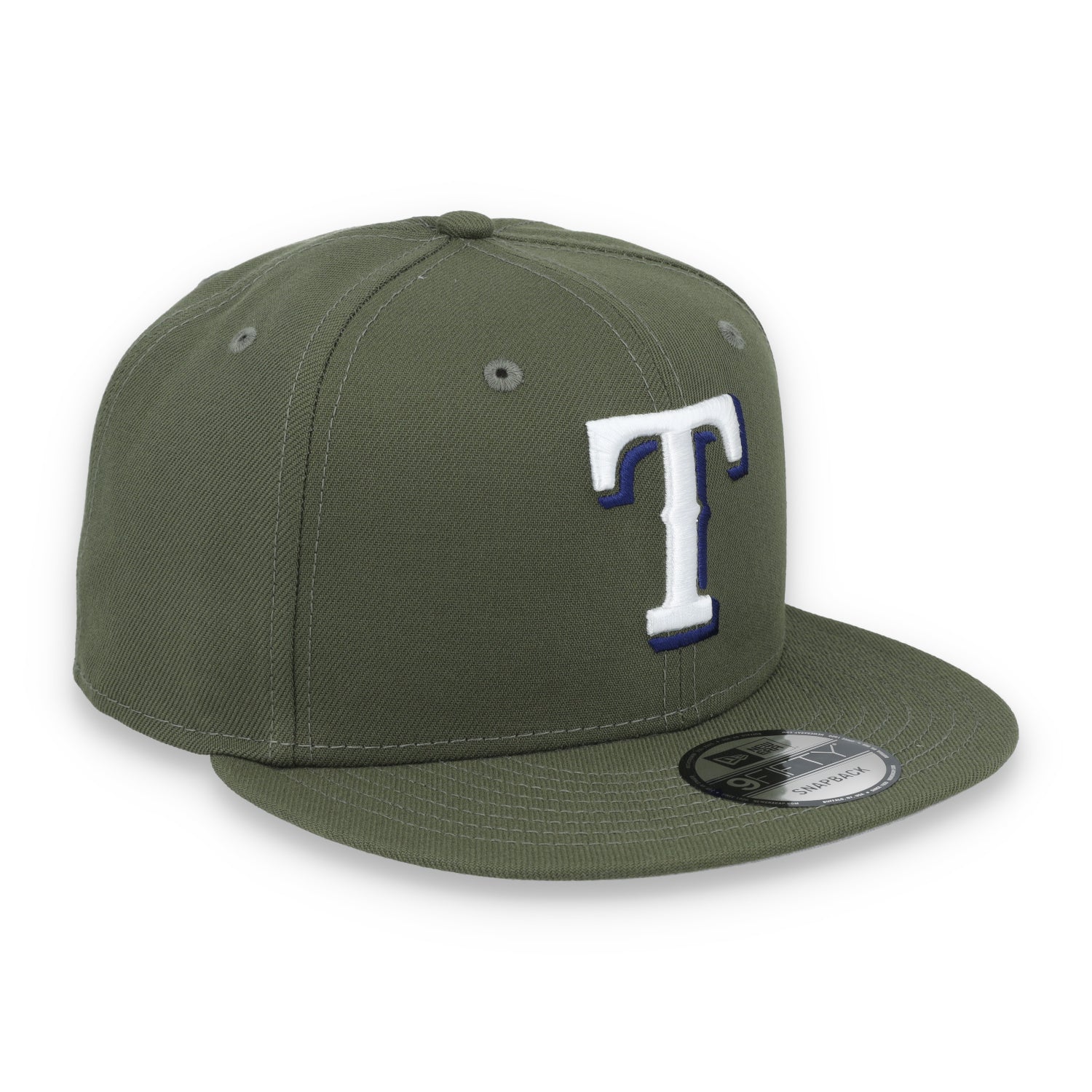 New Era Texas Rangers 9FIFTY Snapback Hat- Olive Green