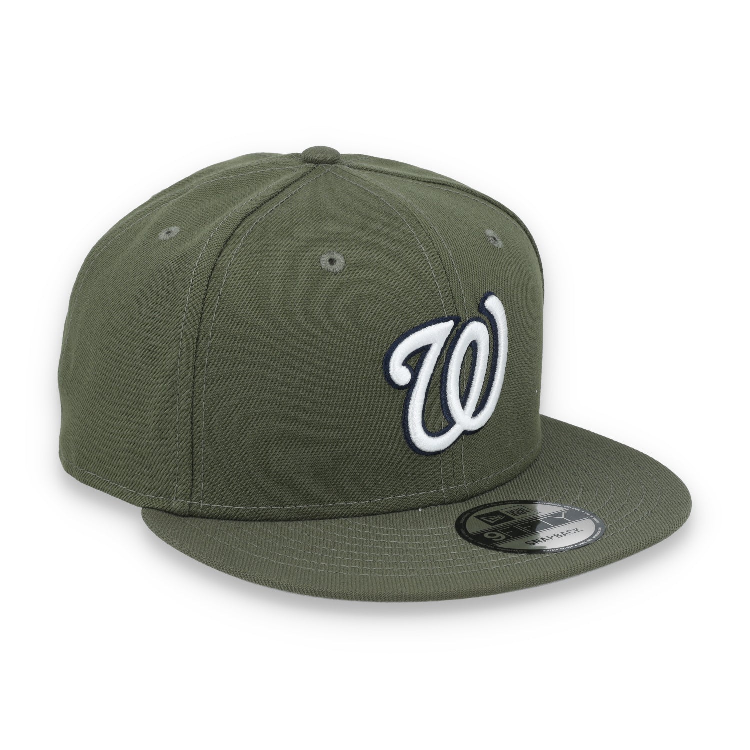 New Era Washington Nationals 9FIFTY Snapback Hat- Olive Green