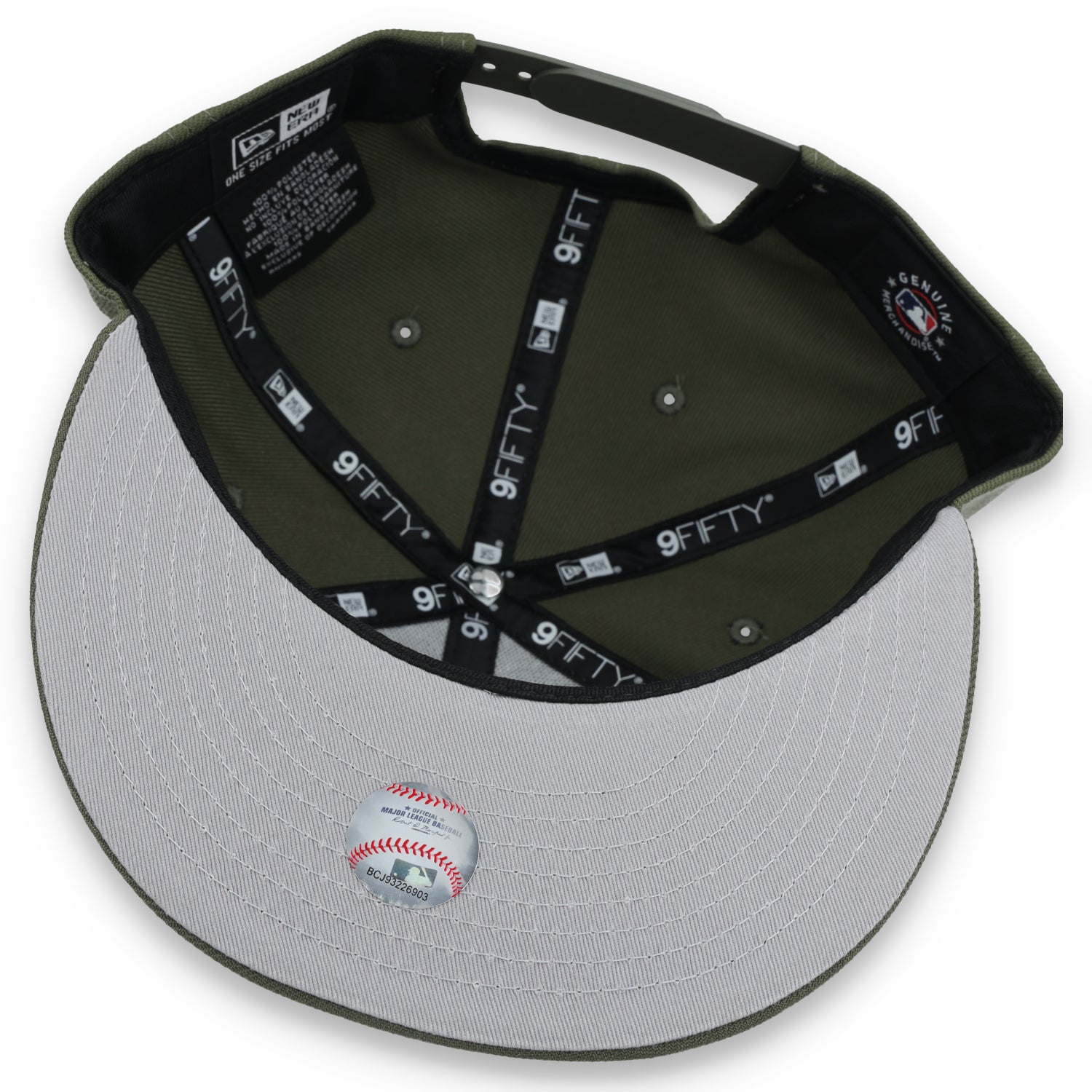 New Era Washington Nationals 9FIFTY Snapback Hat- Olive Green