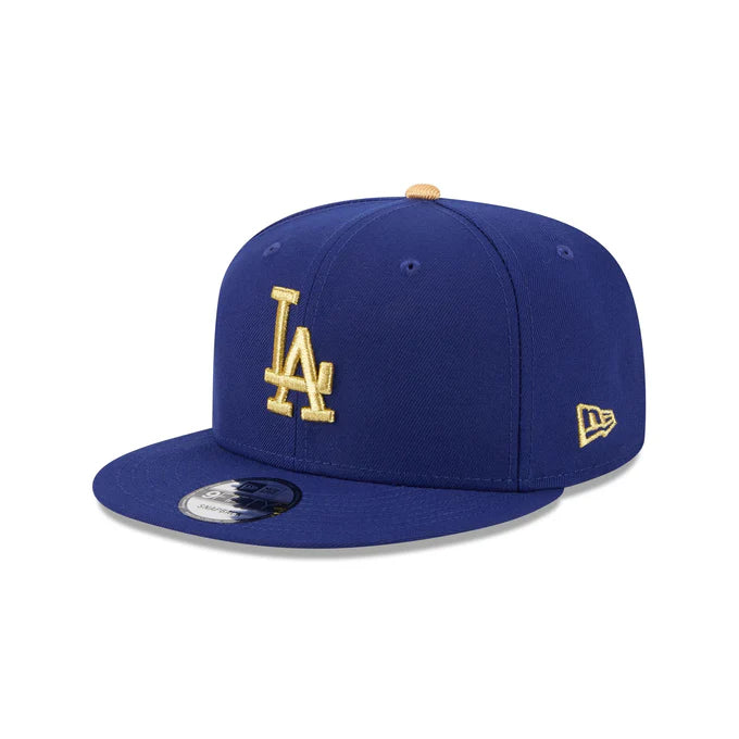 New Era Los Angeles Dodgers 2024 World Series Side Patch 9FIFTY Snapback Hat-Royal/Gold