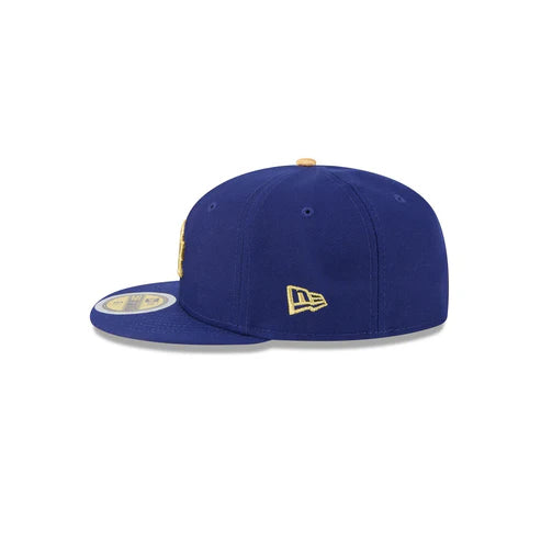 New Era Kids Los Angeles Dodgers 2024 World Series Side Patch 59FIFTY Fitted Hat - Royal/Gold