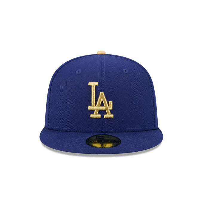 New Era Los Angeles Dodgers 2024 World Series Champions 59FIFTY Fitted Hat-Royal/Gold