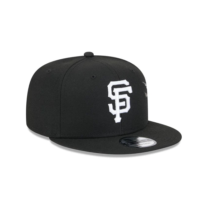 New Era San Francisco City Art 9FIFTY Snapback Adjustable Hat -Black/White