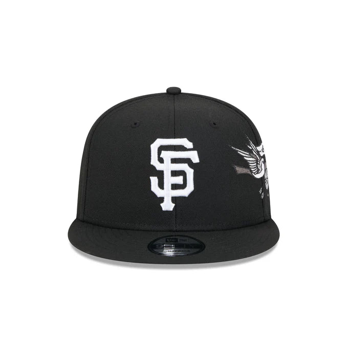 New Era San Francisco City Art 9FIFTY Snapback Adjustable Hat -Black/White